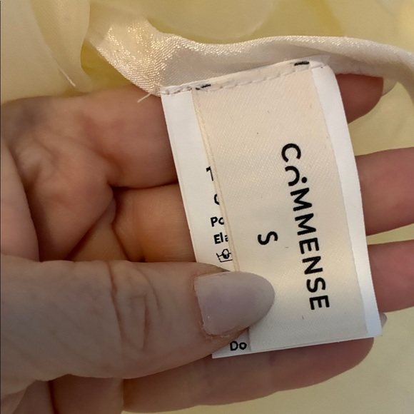 Commense Cream Layered Ruffle Blouse - Picture 7 of 8